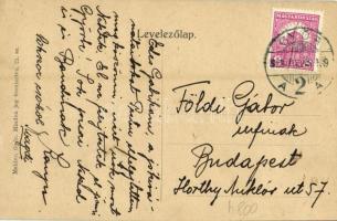 Győr, vasútállomás. Mahler kiadása