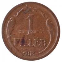 1929. 1f Br T:2 
Hungary 1929. 1 Fillér Br C:XF 
Adamo P1