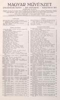 1927-1938 Magyar Művészet folyóirat 9 száma. Változó állapotban