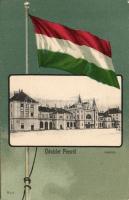 Pécs Vasútállomás Litho