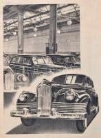 cca 1950 Szovjet Gyár - Szovjet Asszony. Magyar-Szovjet Társaság és a Magyar Nők Demokratikus Szövet...