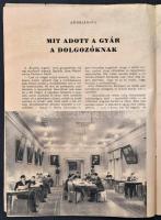 cca 1950 Szovjet Gyár - Szovjet Asszony. Magyar-Szovjet Társaság és a Magyar Nők Demokratikus Szövet...