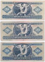 1969-1980. 20Ft (3xklf) T:III