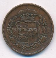 Német Államok / Schleswig-Holstein / Átmeneti kormányzat 1850TA 1S Cu T:2- kis ph. 
German States /...