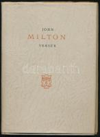 John Milton: Versek. Poems. Janus Könyvek. Bp., 1958, Európa. Angol és magyar nyelven. Kiadói egészvászon-kötés, kiadói papír védőborítóban.