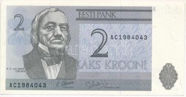 Észtország 1992. 2K T:I Estonia 1992. 2 Krooni C:UNC  Krause 70