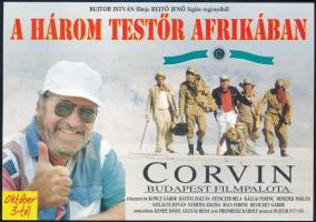 Szilágyi István (1937-) színész aláírása "A három testőr Afrikában" c. film díszbemutatójá...