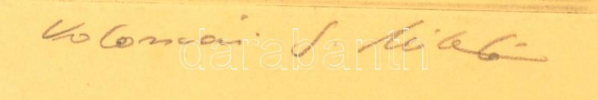 Kolozsvári G.Miklós (1950-): Na-na Fiurina. Rézkarc, papír, jelzett, 60×43 cm