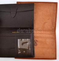 10 db bőr pénztárca, különböző méretekben, jó állapotban