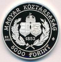2003. 5000Ft Ag "150 éves a Budapesti Filharmóniai Társaság" T:PP Adamo EM187