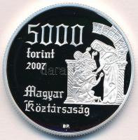 2007. 5000Ft Ag "Árpád-házi Szent Erzsébet" T:PP Adamo EM213