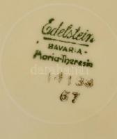 Edelstein Bavaria tányérok, 4 db süteményes + 2 db kisebb, matricás, jelzettek, apró kopásokkal, d: ...