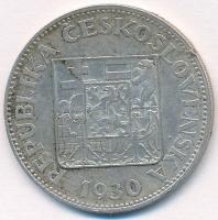 Csehszlovákia 1930. 10K Ag T:2-
Czechoslovakia 1930. 10 Korun Ag C:VF