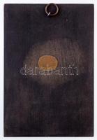 Sződy Szilárd (1878-1939) ~1930. "II. díj - Első kézműipari kiállítás - Psztlőrinc" fém em...