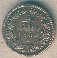 Ausztria/magyar verdejel 1860E 5/10Kr T:3 R!