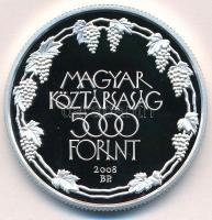2008. 5000Ft Ag "Tokaji Történelmi Borvidék" T:PP Adamo EM219