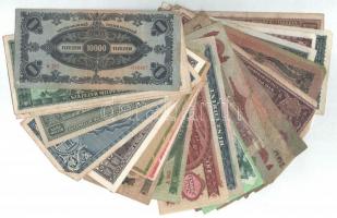 Vegyes 30db-os korona-pengő-forint bankjegy téte. T:III,III-