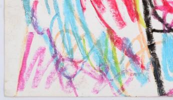 Cs. Németh Miklós (1934-2012): John Lennon. Akvarell, papír, jelzett, 27×24 cm