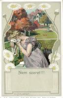 He doesn`t love me  s: Schubert Litho