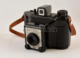 Gamma Pajtás fényképezőgép, Achromat 1:8/80 mm objektívvel, 6x6 cm filmformátum, eredeti dobozában