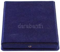 DN "MGM RADAX - 25 év" zománcozott fém plakett dísztokban (109mm) T:2