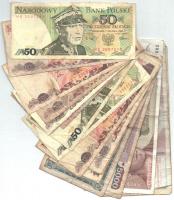 20db-os vegyes külföldi bankjegy tétel, közte Jugoszlávia, Lengyelország T:III,III-,IV 20pcs of various banknotes, including Yugoslavia, Poland C:F,VG,G