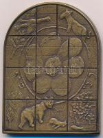 Kanada 1974. "Benjamin" kétoldalas Br plakett sorszámmal T:1- 
Canada 1974. "Benjami...