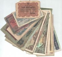 1849-1990. 23db-os vegyes magyar bankjegy tétel, közte 1849. 15kr Kossuth bankó; 1990. 500Ft T:III-IV