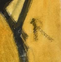 Rác András (1926-2013): Fa ágak. Akvarell, papír, 40×30 cm