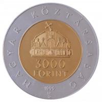 1999. 3000Ft Ag "Az államalapítás 1000. évfordulója" T:PP Hungary 1999. 3000 Forint Ag &qu...