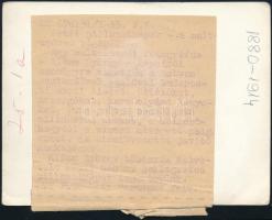 A Nagy Kristóf a Váci utca sarkán, Klösz György felvételéről készült modern nagyítás, fotó, hátulján...