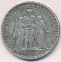 Franciaország 1873K 5Fr Ag T:2 ph.
France 1873K 5 Francs Ag C:XF edge error
Krause KM#820.2