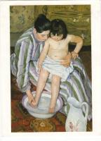 Marry Cassatt: A fürdés reprodukció C