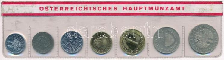 Ausztria 1975. 2gr-10Sch (7xklf) forgalmi sor lezárt fólia tokban T:1 (eredetileg PP)
Austria 1975....