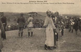 1912 Swiss manoeuvre, Wilhelm II.