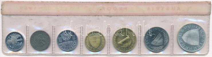 Ausztria 1969. 2gr-10Sch (7xklf) forgalmi sor lezárt fólia tokban T:1 (eredetileg PP)
Austria 1969....