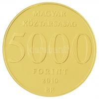 2010. 5000Ft Au "Erkel Ferenc" tanúsítvánnyal (0,5g/0.999) T:P Hungary 2010. 5000 Forint A...