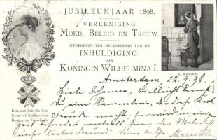 1898 Queen Wilhelmina I. of Holland