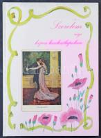 Szerelem régi képes levelezőlapokon. 94 oldal, Postcard Bt. Kossuth Nyomda Rt. Budapest, 1994. / Love on old postcards. 94 pg.