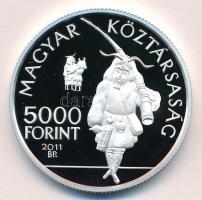 2011. 5000Ft Ag "A mohácsi busójárás" T:PP Adamo EM237