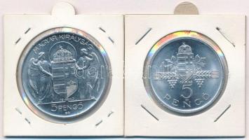 1943. 5P Al "Horthy Miklós születésének 75. évfordulója" + 1945. 5P Al "Parlament&quo...