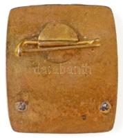 1987. "V. Légfegyveres VB - Budapest 1987" zománcozott fém jelvény (29x25mm) T:1-