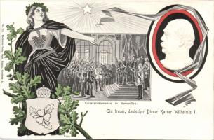 Kaiser Wilhelm I. Emb. Litho