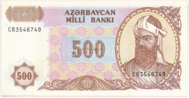 Azerbajdzsán 1993. 500M T:I Azerbaijan 1993. 500 Manat C:UNC Krause 19.b