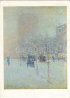 C.Hassam: New York télen reprodukció C