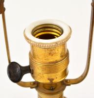 Réz lámpapár, ernyő nélkül, m: 34 cm