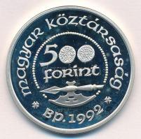 1992. 500Ft Ag "Szent László" T:PP foltos Adamo EM125