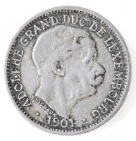 Luxemburg 1901. 10c Cu-Ni T:2- Luxembourg 1901. 10 Centimes Cu-Ni C:VF