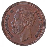 Szerbia 1868. 5p Br III. Obrenovics Mihály T:1- Serbia 1868. 5 Para Br Obrenovich Michael III C:AU Krause KM#2