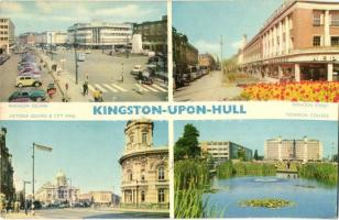 54 db MODERN nyugat-európai és amerikai városképes lap / 54 modern Western-European and American tow...